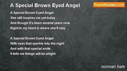 norman hale - A Special Brown Eyed Angel