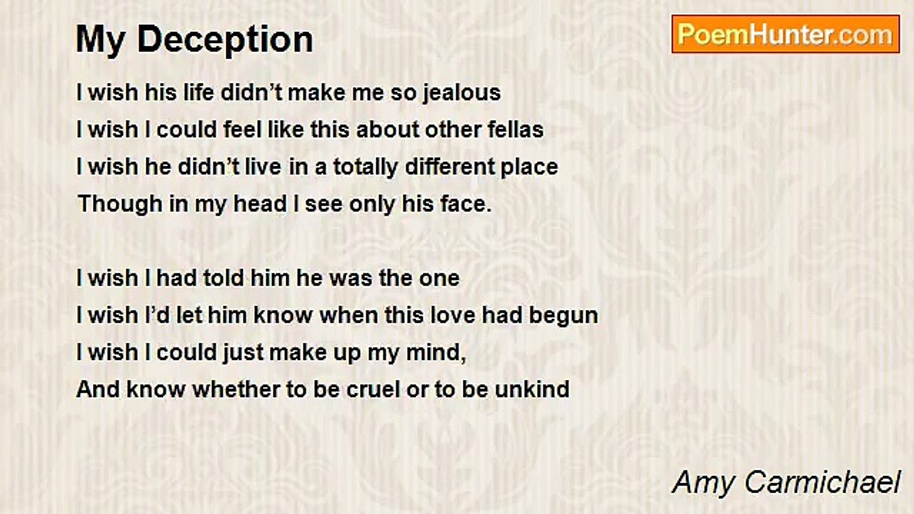 Amy Carmichael - My Deception