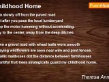 Theresa Ann Moore - Childhood Home