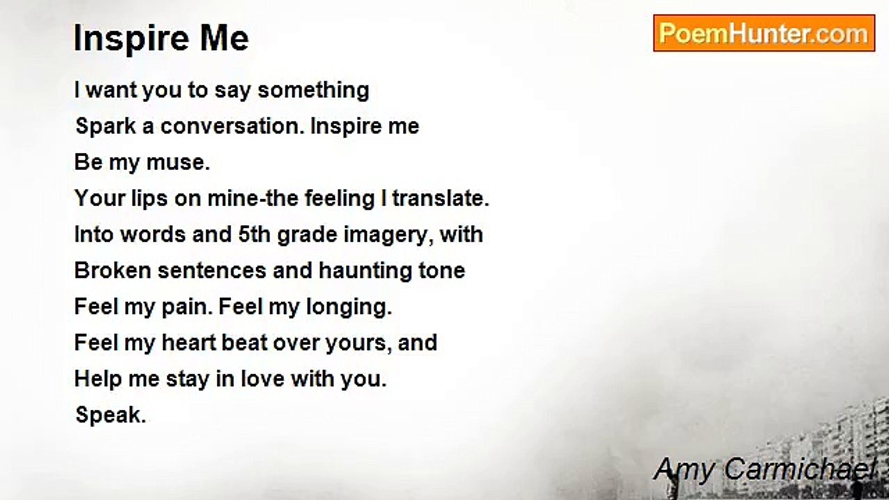 Amy Carmichael - Inspire Me