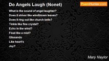 Mary Naylor - Do Angels Laugh (Nonet)