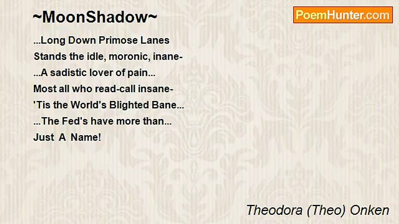 Theodora (Theo) Onken - ~MoonShadow~