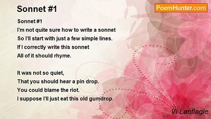 Vi Lanflagle - Sonnet #1