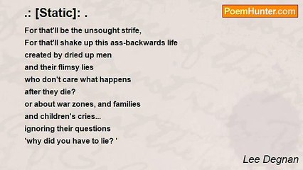 Lee Degnan - .: [Static]: .