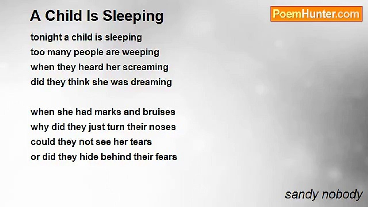 sandy nobody - A Child Is Sleeping