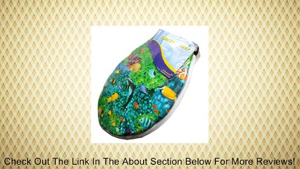 Toilet Seat Round Cover - Decorative with Scalloped Edges and Fish / Sealife / Acquarium Design Review