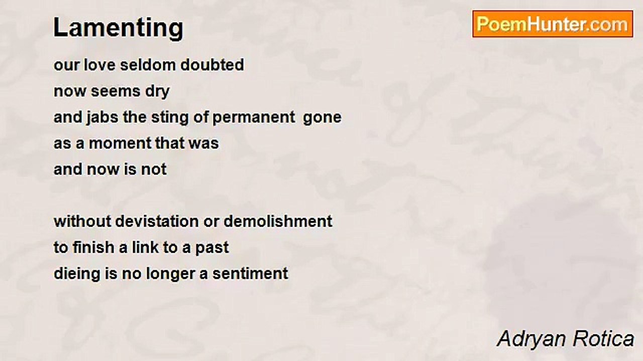 Adryan Rotica - Lamenting