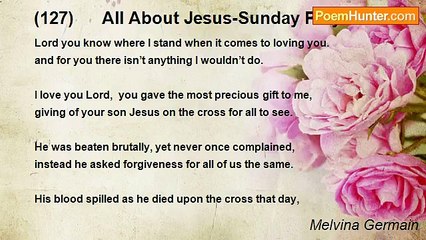 Melvina Germain - (127)      All About Jesus-Sunday Prayer