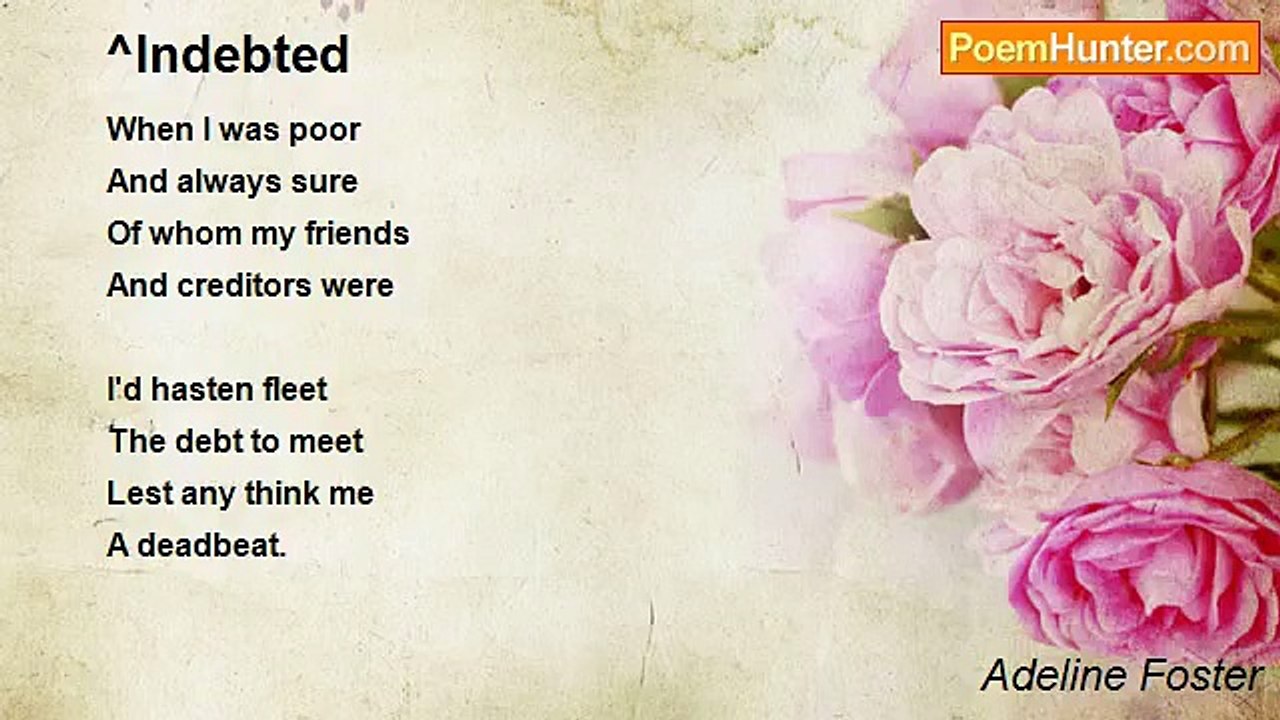 Adeline Foster - ^Indebted