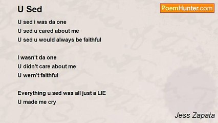 Jess Zapata - U Sed