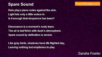 Sandra Fowler - Spare Sound