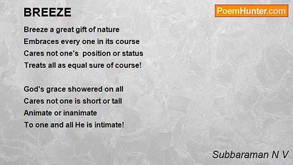 Subbaraman N V - BREEZE