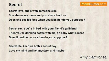 Amy Carmichael - Secret