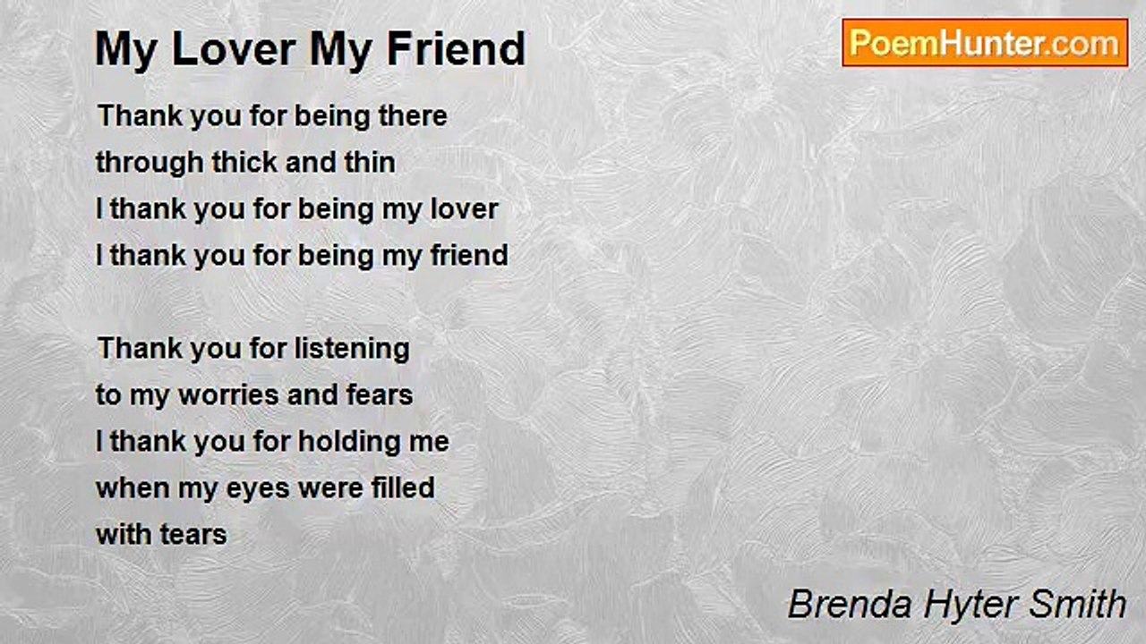 Brenda Hyter Smith - My Lover My Friend