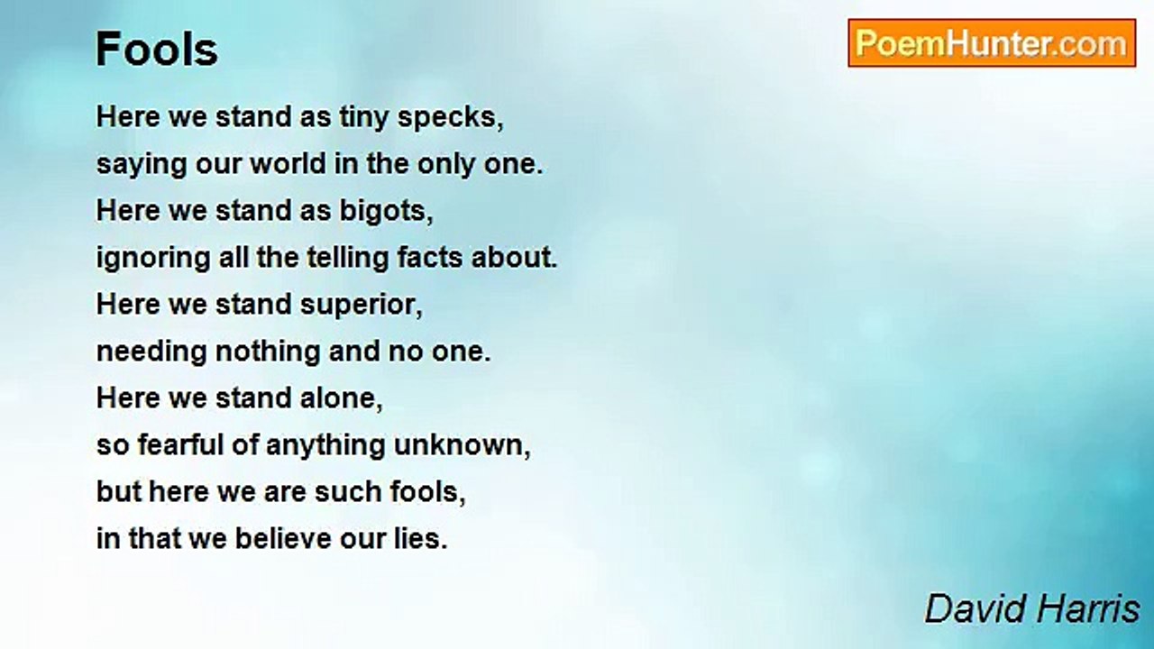 David Harris - Fools