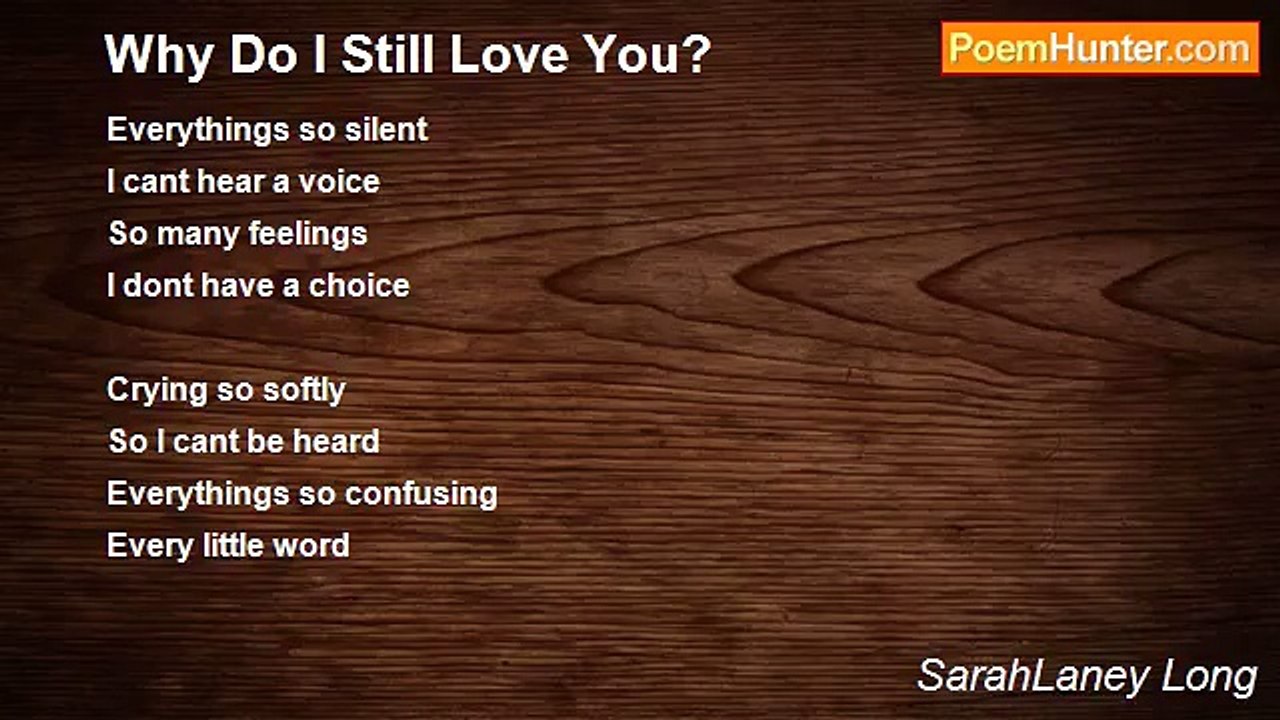SarahLaney Long - Why Do I Still Love You?
