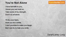 SarahLaney Long - You're Not Alone