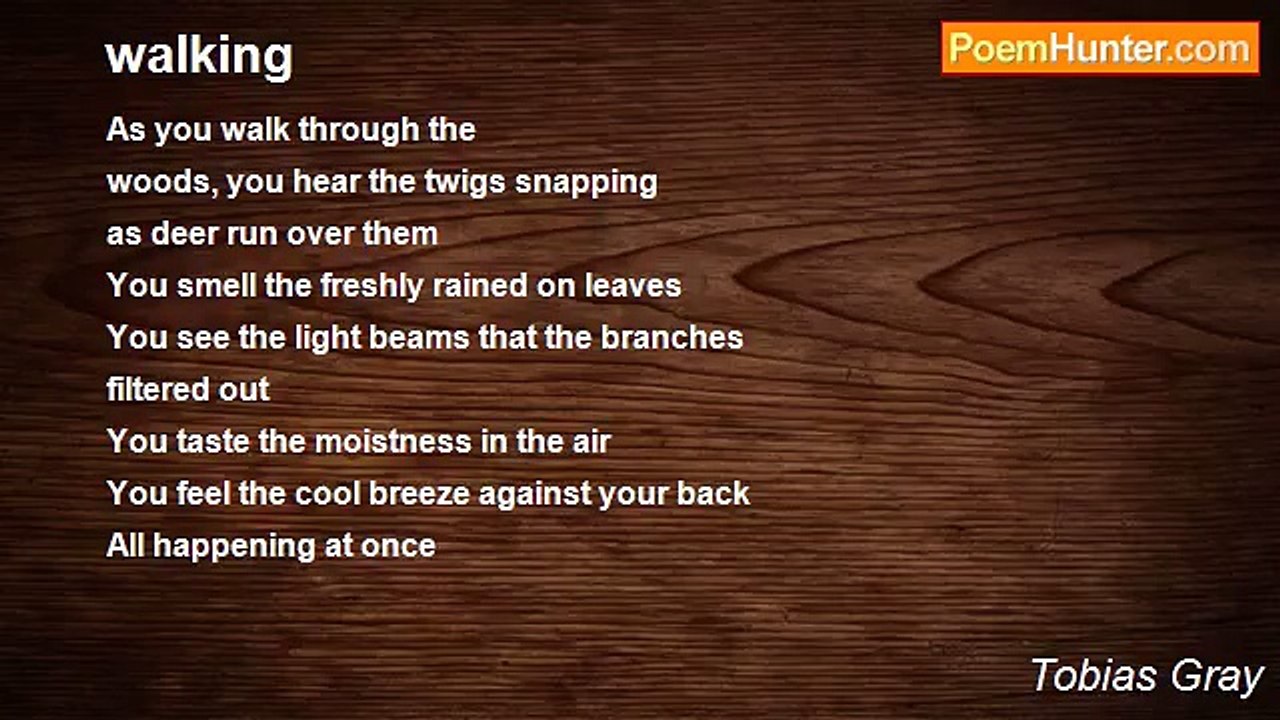 Tobias Gray - walking
