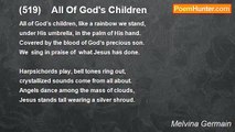 Melvina Germain - (519)    All Of God's Children