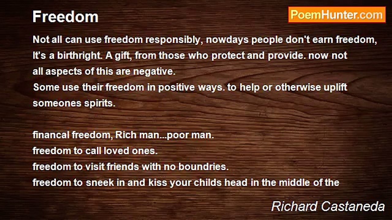 Richard Castaneda - Freedom