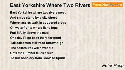 Peter Hesp - East Yorkshire Where Two Rivers Meet