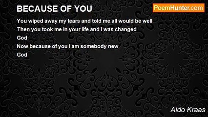 Aldo Kraas - BECAUSE OF YOU