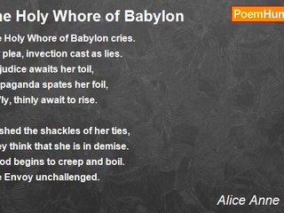 Alice Anne Gordon - The Holy Whore of Babylon