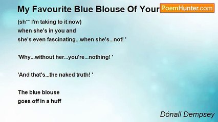Dónall Dempsey - My Favourite Blue Blouse Of Yours