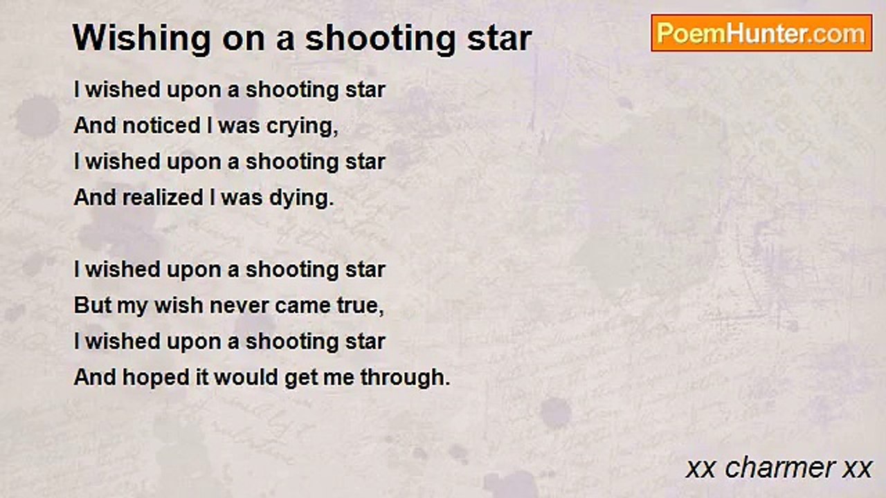 xx charmer xx - Wishing on a shooting star