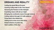 Subbaraman N V - DREAMS AND REALITY