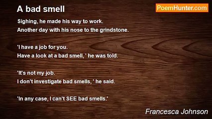 Francesca Johnson - A bad smell