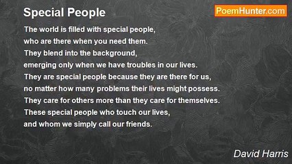 David Harris - Special People
