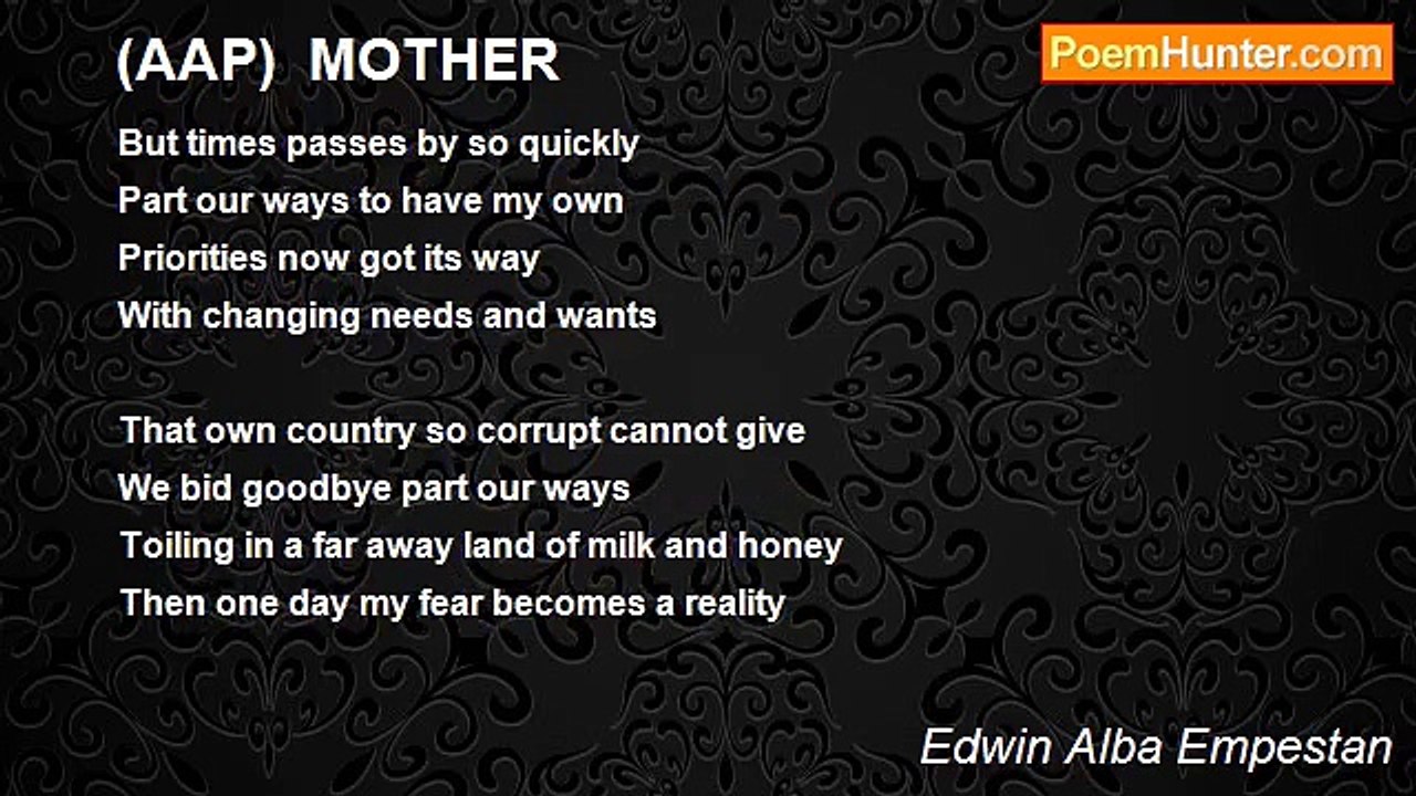 Edwin Alba Empestan - (AAP)  MOTHER