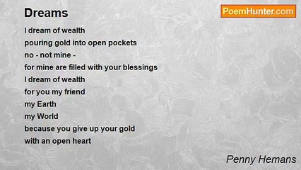 Penny Hemans - Dreams