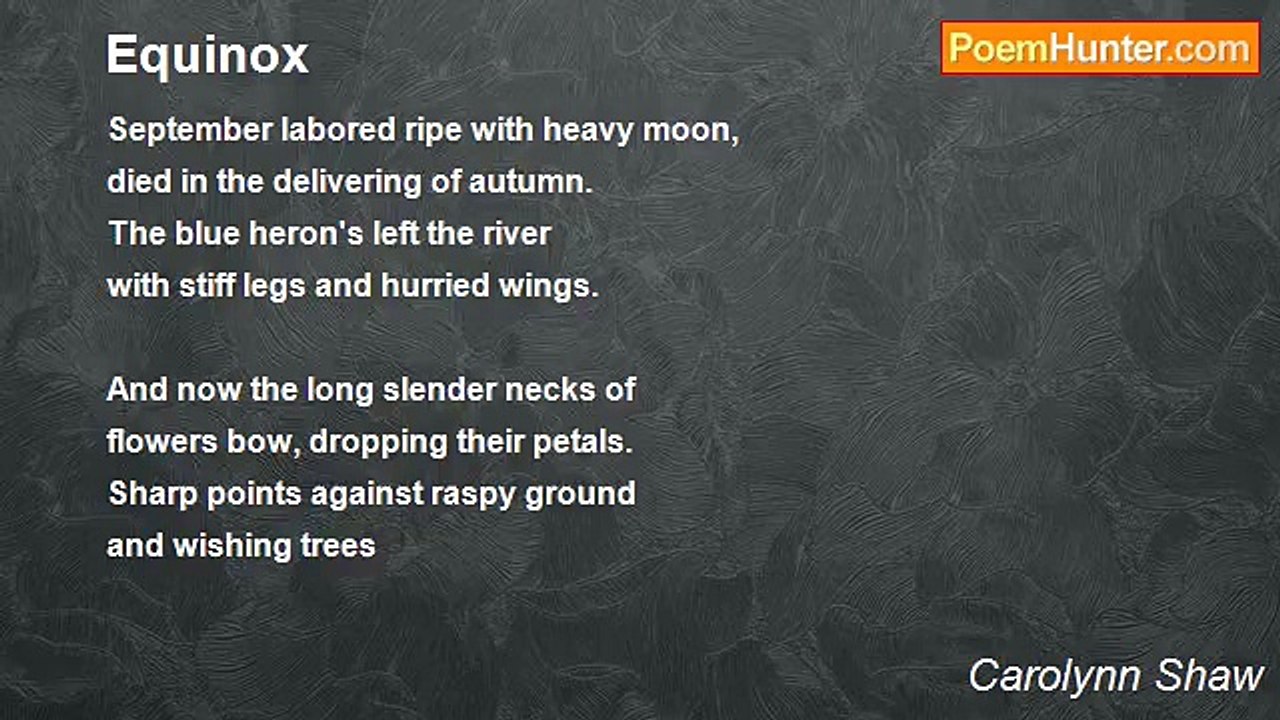 Carolynn Shaw - Equinox