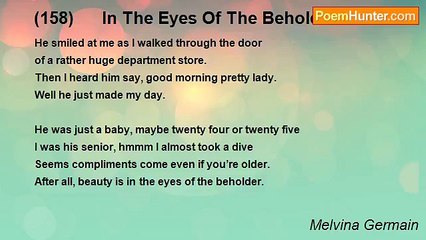 Melvina Germain - (158)      In The Eyes Of The Beholder