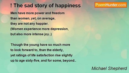 Michael Shepherd - ! The sad story of happiness