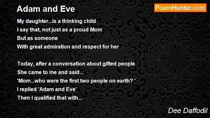 Dee Daffodil - Adam and Eve
