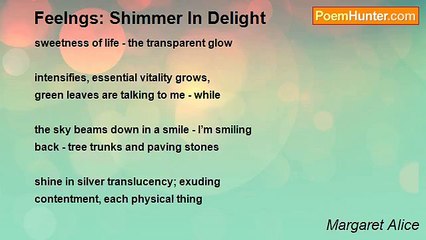 Margaret Alice - Feelngs: Shimmer In Delight