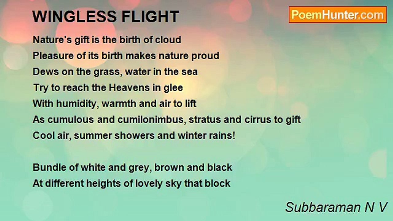 Subbaraman N V - WINGLESS FLIGHT