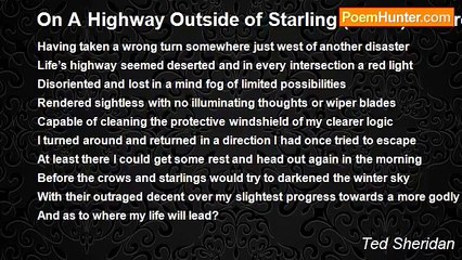 Ted Sheridan - On A Highway Outside of Starling (Part 1)   Retreat but not surrender