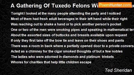 Ted Sheridan - A Gathering Of Tuxedo Felons Within Five Hundred Feet of a Children's Playground