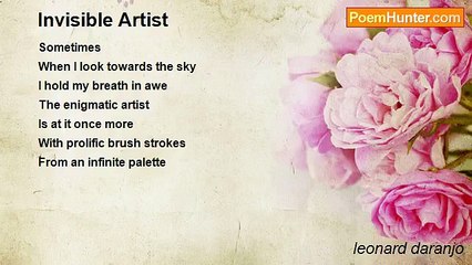 leonard daranjo - Invisible Artist