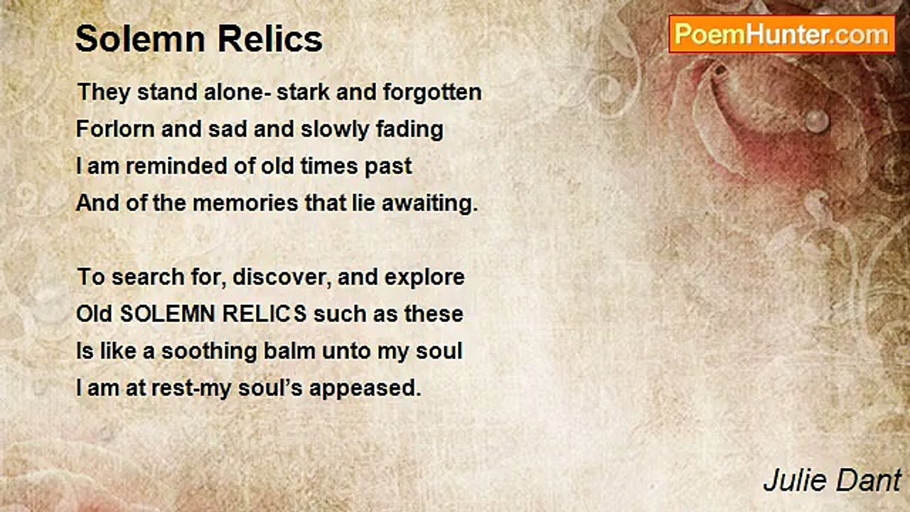 Julie Dant - Solemn Relics