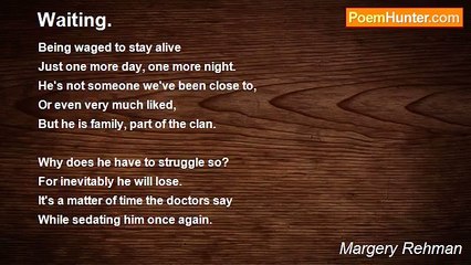 Margery Rehman - Waiting.