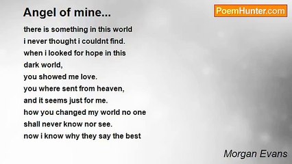 Morgan Evans - Angel of mine...