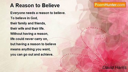David Harris - A Reason to Believe