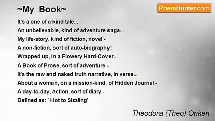 Theodora (Theo) Onken - ~My  Book~