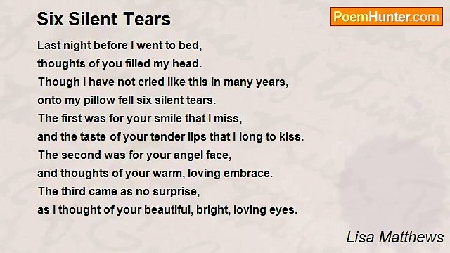 Lisa Matthews - Six Silent Tears