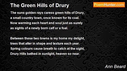 Ann Beard - The Green Hills of Drury